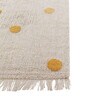 Mustard Geometric Cotton 6 Ft X 4 Ft Hand Tufted Dhurrie