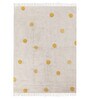 Mustard Geometric Cotton 6 Ft X 4 Ft Hand Tufted Dhurrie