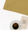 Mustard Gold Solid 400 TC Cotton Standard Sized 2 Pillow Covers