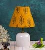 Mustard Kalamkari Cone Shade