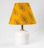 Mustard Kalamkari Cone Shade
