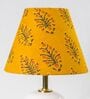 Mustard Kalamkari Cone Shade