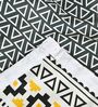 Mustard Mint Microfiber Abstract 120 Gsm Double Dohar