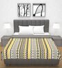 Mustard Mint Microfiber Abstract 120 Gsm Double Dohar