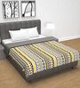Mustard Mint Microfiber Abstract 120 Gsm Double Dohar