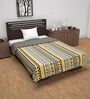 Mustard Mint Microfiber Abstract 120 Gsm Single Dohar