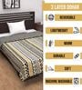 Mustard Mint Microfiber Abstract 120 Gsm Single Dohar