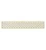 Floral (48x12) White & Mustard Poly Cotton Table Runner