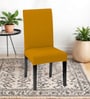 Mustard Polycotton Solid 14x18 Inches Chair Covers  (1 piece)