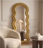 Mustard Ripple Edge Floor Mirror (170 x 70) CM