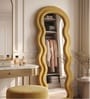 Mustard Ripple Edge Floor Mirror (170 x 70) CM