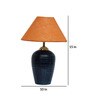 Mustard Shade Table Lamp With Terracotta Base