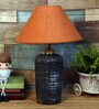 Mustard Shade Table Lamp With Terracotta Base