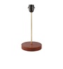 Lolita Mustard Fabric Shade Night Lamp With Aluminium Base