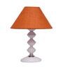Mustard Shade Table Lamp With Metal Base