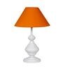 Mustard Shade Table Lamp With Metal Base