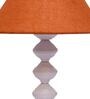 Mustard Shade Table Lamp With Metal Base