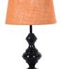 Mustard Shade Table Lamp With Metal Base