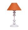 Mustard Shade Table Lamp With Metal Base