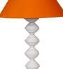 Mustard Shade Table Lamp With Metal Base