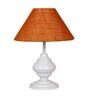Mustard Shade Table Lamp With Metal Base