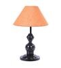 Mustard Shade Table Lamp With Metal Base