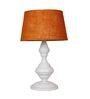 Mustard Shade Table Lamp With Metal Base