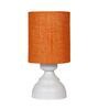Mustard Shade Table Lamp With Metal Base