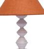 Mustard Shade Table Lamp With Metal Base