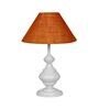 Mustard Shade Table Lamp With Metal Base