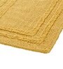 Mustard Solid MicroFibre 14x10 Inches Antiskid Bath Mats