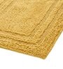 Mustard Solid MicroFibre 14x10 Inches Antiskid Bath Mats