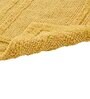 Mustard Solid MicroFibre 14x10 Inches Antiskid Bath Mats