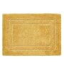 Mustard Solid MicroFibre 14x10 Inches Antiskid Bath Mats