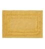 Mustard Solid MicroFibre 14x10 Inches Antiskid Bath Mats