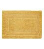 Mustard Solid MicroFibre 14x10 Inches Antiskid Bath Mats