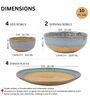 Mustard Studio Pottery 10 Pc Ceramic Dinner Set