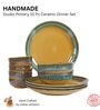 Mustard Studio Pottery 10 Pc Ceramic Dinner Set
