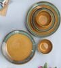 Mustard Studio Pottery 12 Pc Ceramic Dinner Set