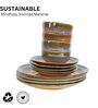 Mustard Studio Pottery 12 Pc Ceramic Dinner Set