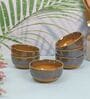 Mustard Studio Pottery Ceramic Veg Bowls Set of 6