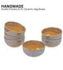 Mustard Studio Pottery Ceramic Veg Bowls Set of 6
