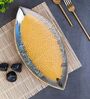 Mustard Studio Pottery Embossed Boat Platter