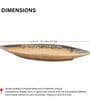 Mustard Studio Pottery Embossed Boat Platter