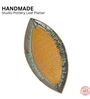 Mustard Studio Pottery Embossed Boat Platter