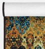 Mustard Traditional Polyester 5 ft x 2 ft Machine Made Runner