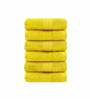 Mustard Yellow 500 GSM 100% Cotton Face Towel (Set of 6)