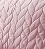 Muted Rose 100% Cotton 300TC Solid Superking Bedsheet with 2 Pillow Covers (Quilted)