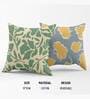 Multicolor Abstract Cotton 18 x 18 Inches Cushion Covers (Set of 5)