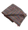 Mutlicolor Cotton Stripes 60X46 Inches Reversible Throw